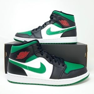 Jordan | Shoes | Nike Air Jordan Retro Mid Green Toe | Poshmark